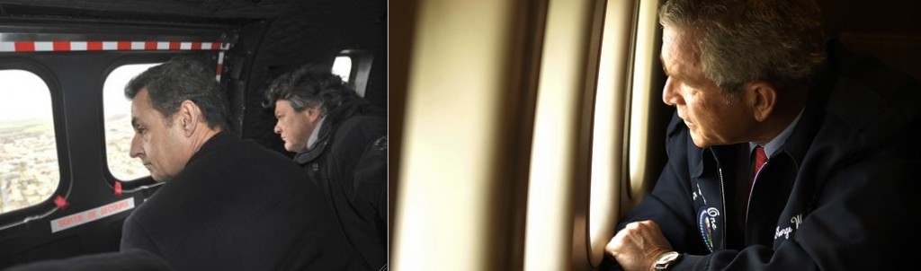 SarkozyBush Nicolas Sarkozy ou le syndrôme Katrina