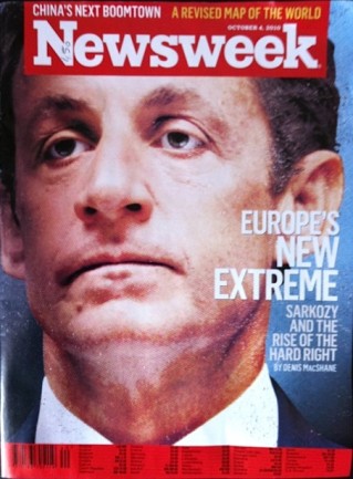 La Une de Newsweek (daté du 4 octobre 2010)